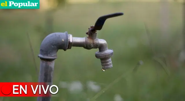 Corte de agua para este lunes 27 de marzo del 2023.