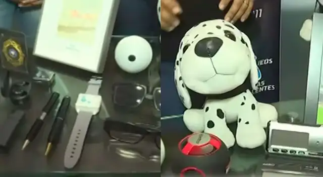 Artículos contienen cámaras de video, grabadora de voz e, incluso, GPS. Artículos contienen cámaras de video, grabadora de voz e, incluso, GPS.