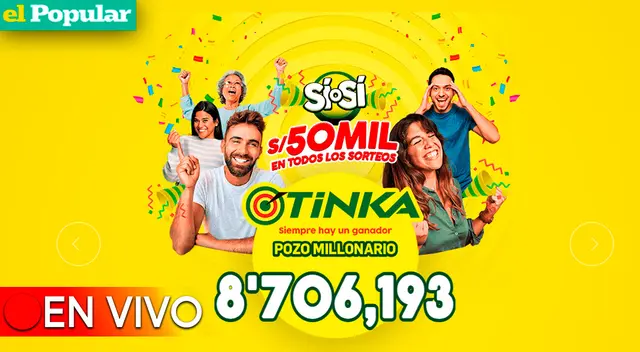 Conoce el nuevo monto del pozo millonario de La Tinka.