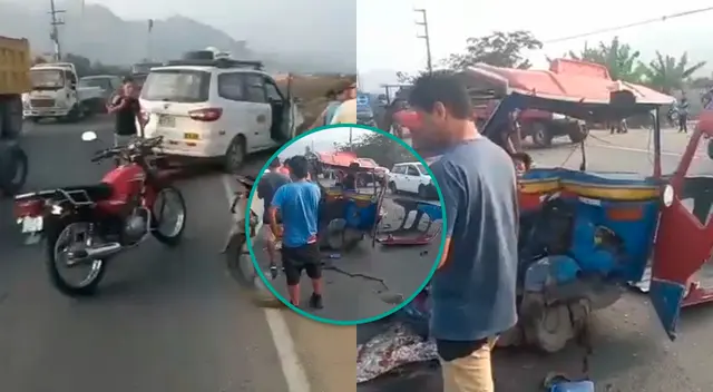 Niños que iban al colegio murieron durante accidente en Canta. Niños que iban al colegio murieron durante accidente en Canta.