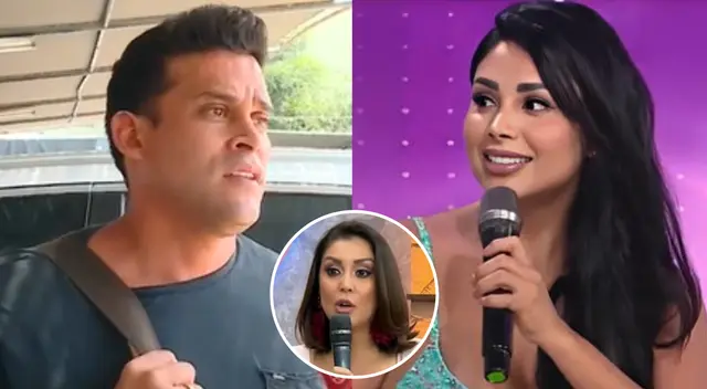 Christian Domínguez rompe su silencio sobre ausencia de Pamela Franco en reunión con Karla Tarazona.