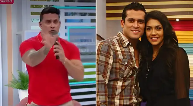 Christian Domínguez puso el parche al ser cuestionado por su ex.