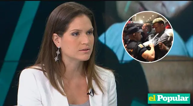 Lorena Álvarez arremete contra policía peruana por incidente con jugadores de la selección de Perú