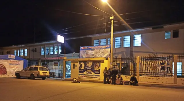 Morgue del Hospital de Yunguyo donde fue ingresada joven tras accidente.