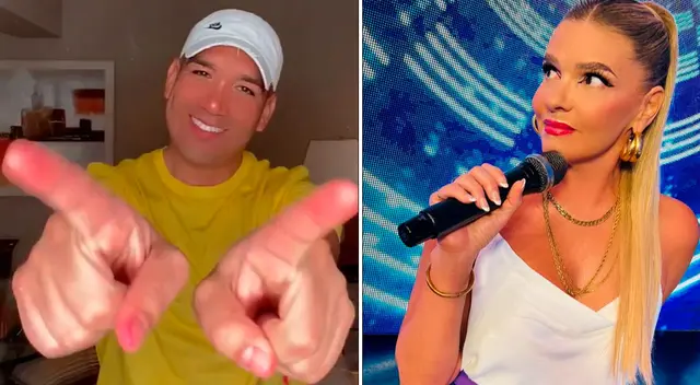 Johanna San Miguel emocionó a Peter Fajardo. Johanna San Miguel emocionó a Peter Fajardo.