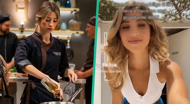 Karime Scander tendencia en TikTok por peculiar baile durante grabaciones de "Al fondo hay sitio".