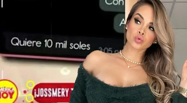 Jossmery Toledo querría dinero para hablar de salidas con Paolo Hurtado.