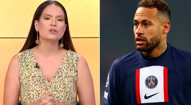 Lorena Álvarez se indigna por accionar de Neymar.