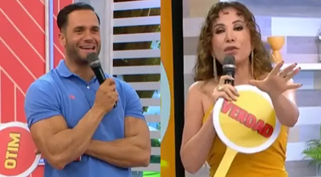 Fabio Agostini espanta a Janet Barboza con palabrota en vivo.