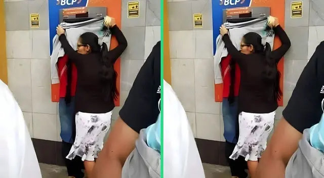 La madre de familia se robó la atención de todos los usuarios.