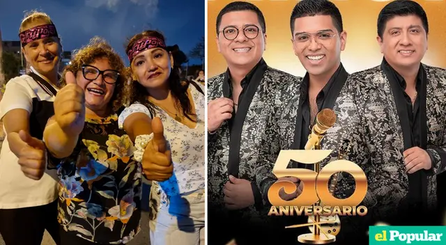 Grupo 5 concierto en el Estadio San Marcos.