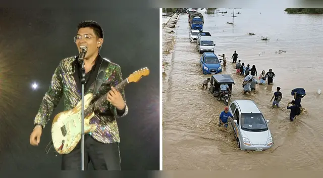 Christian Yaipén y el Grupo5 se solidariza con los damnificados con la lluvia.