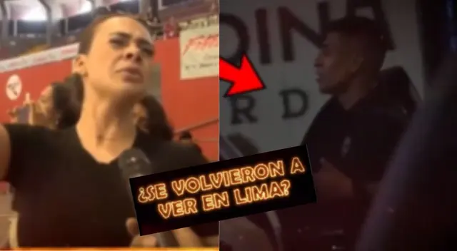 Jossmery Toledo y Paolo Hurtado ampayados.