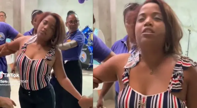 Tuvieron cuatro personas que intervenir para el exorcismo.