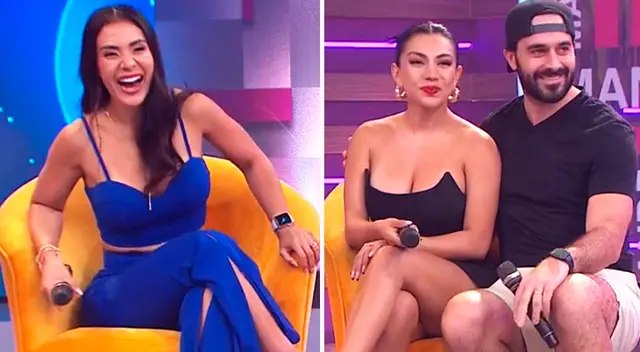 Diana Sánchez volvió a Perú con su novio.