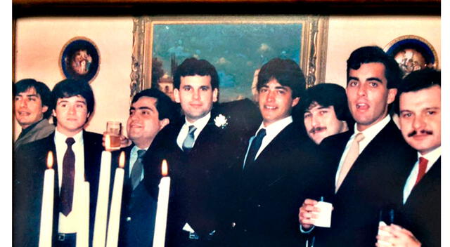 Jaime Bayly, Federico Salazar y otros periodistas de La Prensa.   