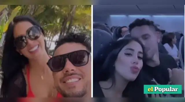 Melissa Paredes elogia a Anthony Aranda en su primer viaje al extranjero.