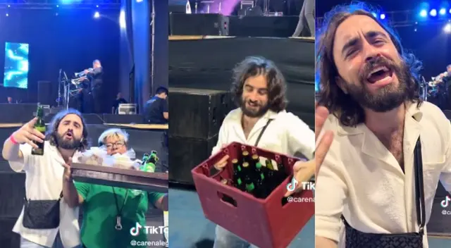 El ciudadano francés demostró que la encanta la cumbia.