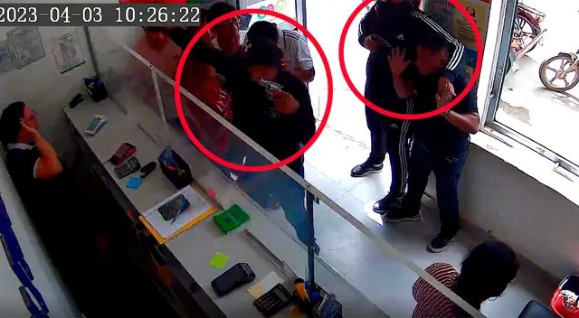 Ladrones asaltaron agente bancario.