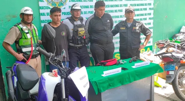 PNP logró capturar a los dos hampones.