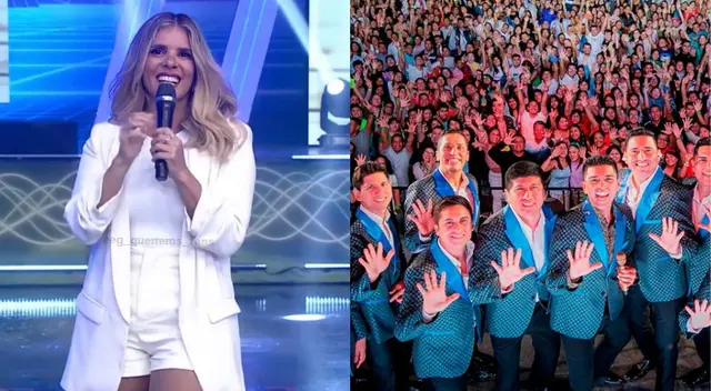 Johanna San Miguel se vaciló en concierto de Grupo 5