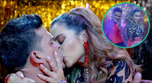 Afrodita y Vicente terminan besándose en concurso de baile. Afrodita y Vicente terminan besándose en concurso de baile.