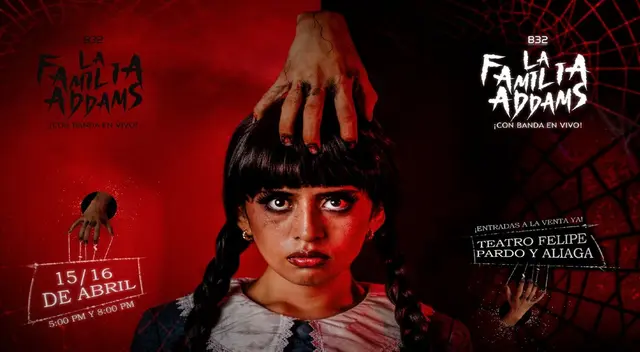 La familia Los Locos Addams estarán presente el sábado 15 y domingo 16 de abril La familia Los Locos Addams estarán presente el sábado 15 y domingo 16 de abril