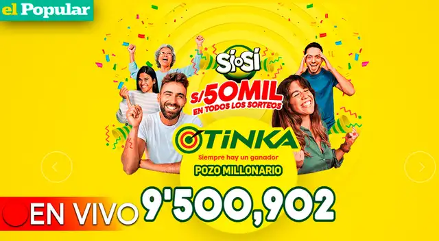 Conoce el nuevo monto del pozo millonario de La Tinka.