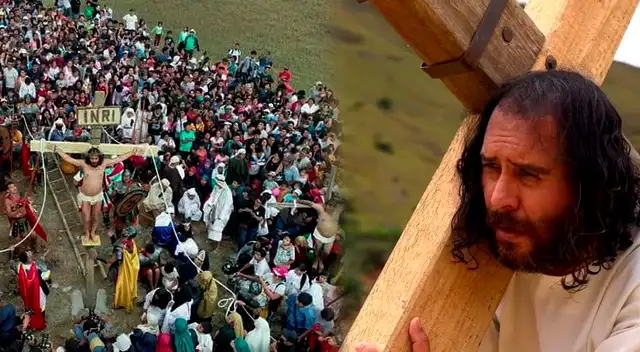 La escenificación junta a más de 150 actores del distrito de Churubamba.