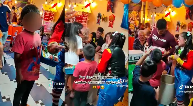 Menor logró vender algunos de sus dulces en la fiesta y recibió un regalo sorpresa.