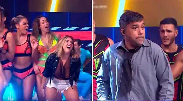 Johanna San Miguel y Renzo Schuller realizan reto de actuación.