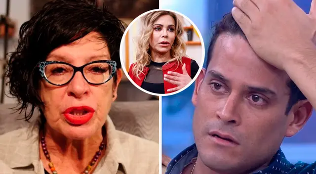 Michelle Alexander se molesta con Christian Domínguez. Michelle Alexander se molesta con Christian Domínguez.