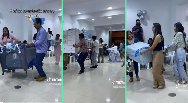 Familia se lució con regalos en Baby Shower.