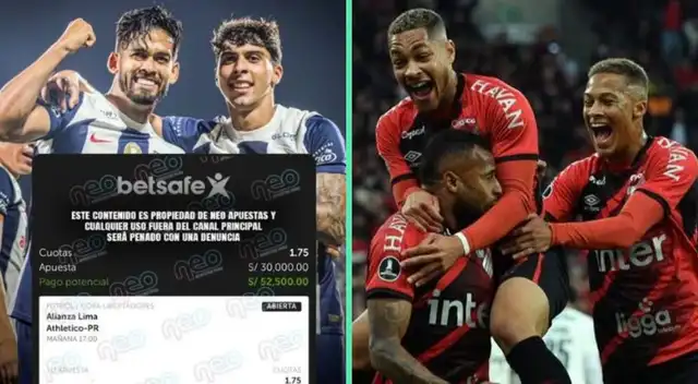 Joven apostó 30 mil soles para ver triunfar a Alianza Lima.