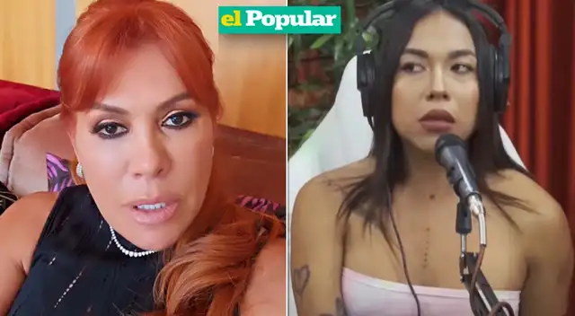 Magaly Medina baja de su nueba a Dayanita. Magaly Medina baja de su nueba a Dayanita.