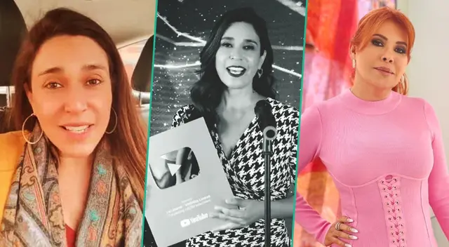 Usuarios le recuerdan a Verónica Linares que logró placa de YouTube por Magaly Medina.
