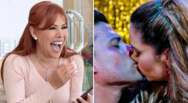Magaly Medina se burla de beso entre Ethel Pozo y Christian Domínguez. Magaly Medina se burla de beso entre Ethel Pozo y Christian Domínguez.