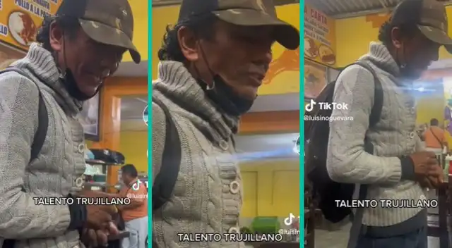 El hombre sorprendió a miles de usuarios en las redes sociales.