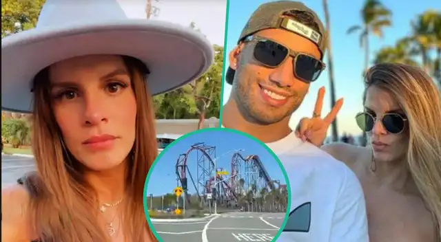 Alejandra Baigorria y Said Palao en Los Ángeles para celebrar cumpleaños de modelo.