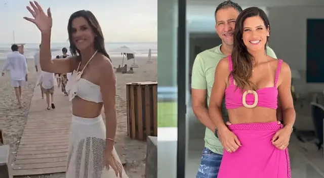 María Pía Copello lleva 17 años de casada.