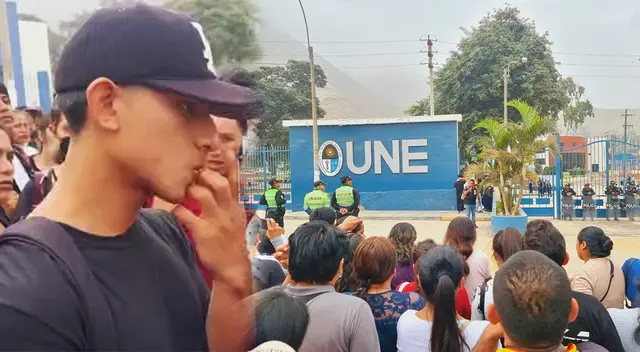 Joven fue impedido de dar examen de admisión en la Cantuta. Joven fue impedido de dar examen de admisión en la Cantuta.