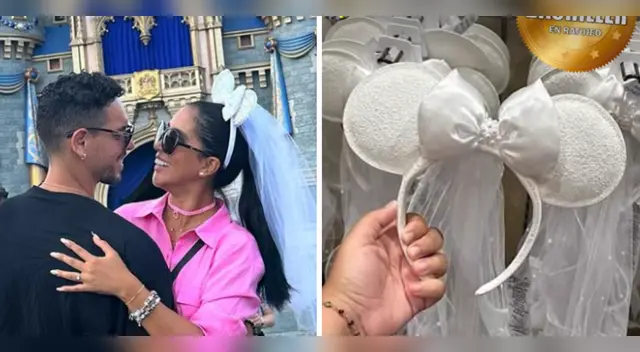 Melissa Paredes lució velo en pedida de mano. Melissa Paredes lució velo en pedida de mano.