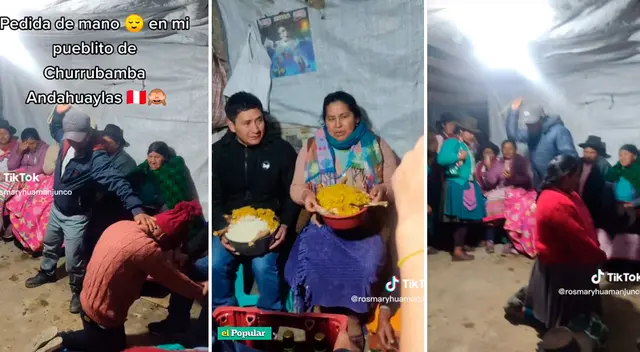 TikTok: mira cómo fue la pedida de mano en Andahuaylas.