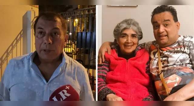 'Cachito' llega a velatorio de la mamá de Jorge Benavides.