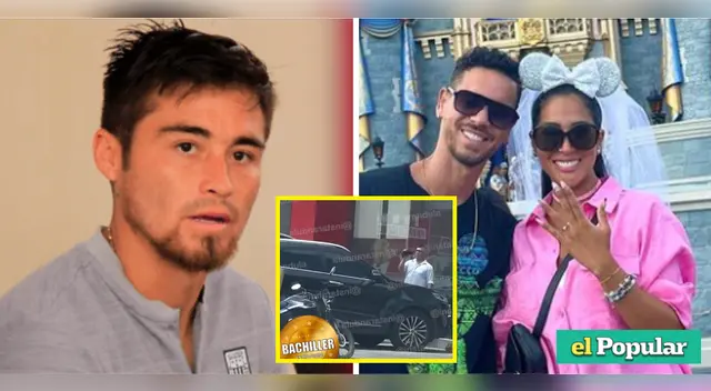 Rodrigo Cuba es abordado por la prensa.