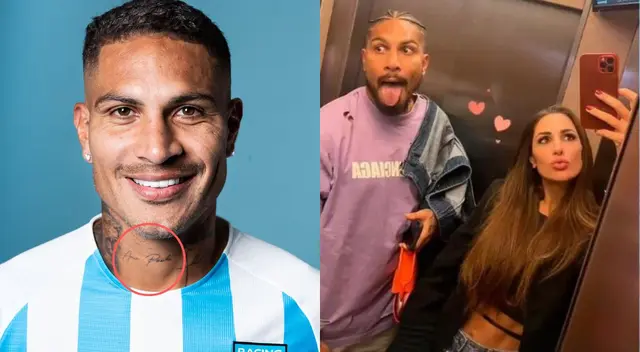 Paolo Guerrero muestra su nuevo tatuaje.