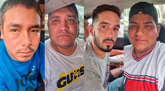 Presuntos delincuentes fueron detenidos en flagrancia.