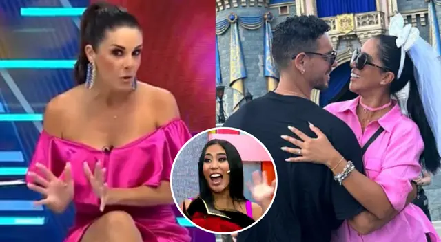 Rebeca Escribens cree que Melissa Paredes solo se hizo la sorprendida con pedida de Anthony Aranda.