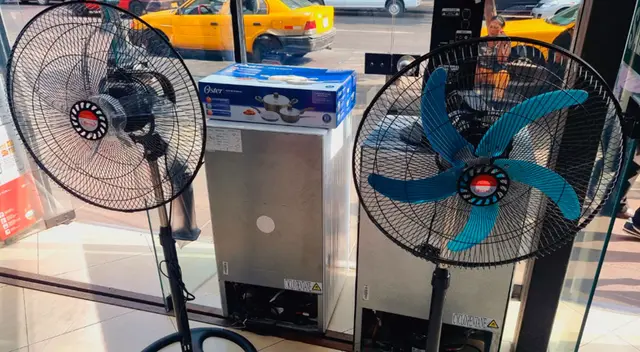 Ventiladores se agotaron en Ate Vitarte.