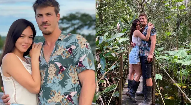 Jazmín Pinedo y Pedro Araujo se conocieron durante una boda en el extranjero.